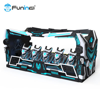 6180 * 2695 * 2825mm سينما الواقع الافتراضي 9D مع تأثيرات إضاءة ديناميكية تأثيرات بصرية عالية الوضوح