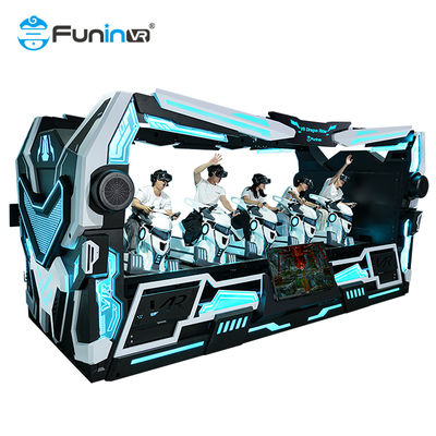 6180 * 2695 * 2825mm سينما الواقع الافتراضي 9D مع تأثيرات إضاءة ديناميكية تأثيرات بصرية عالية الوضوح