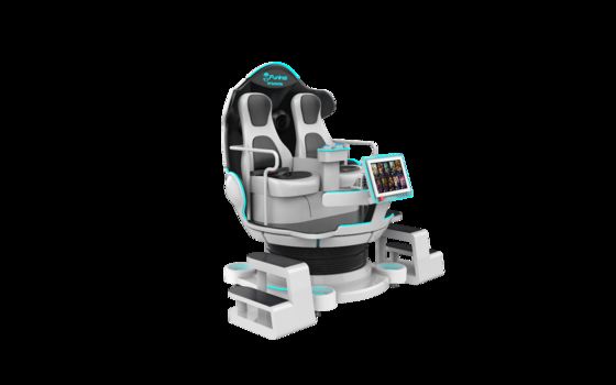 مغامرة لا تُنسى مع معدات مدينة ملاهي الواقع الافتراضي للاعب واحد من الفولاذ المعدني أطلق العنان للإثارة