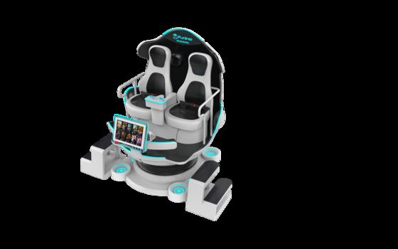 مغامرة لا تُنسى مع معدات مدينة ملاهي الواقع الافتراضي للاعب واحد من الفولاذ المعدني أطلق العنان للإثارة