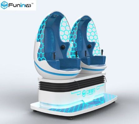 9D VR 360 درجة البيض VR كرسي سينما محاكي / لعبة تفاعلية معدات الواقع الافتراضي