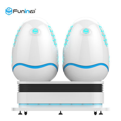السينما اثنين من مقاعد البيض الواقع الافتراضي المحاكاة 220V 3600 درجة الحركة الصغيرة البصمة