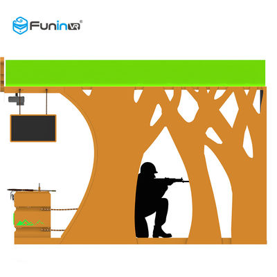 إطلاق نار لعبة الواقع الافتراضي آلة 220V VR نشر لعبة معدات بندقية مثيرة