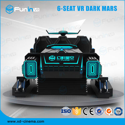 جذاب 6 مقاعد 9D الواقع الافتراضي محاكي مع 12 شهرا الضمان