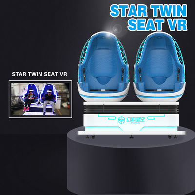 الساعد الكهربائية منصة 9D الواقع الافتراضي محاكي 4.5KW التوأم مقعد