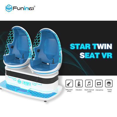 تجربة ديناميكية 360 درجة التفاعلية VR البيض سينما / 9D VR محاكي