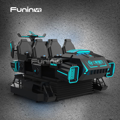 تسلية ركوب 9D VR لعبة محاكي الحركة الكهربائية سينما 6 مقاعد