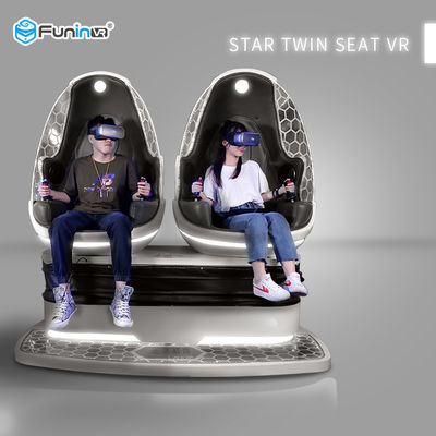 2 اللاعبين 9D VR محاكي 360 درجة الرياح تهب ، الساق الاجتياح لمدة 4+ سنة