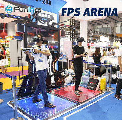 2 لاعبين اطلاق النار الواقع الافتراضي 9D VR سينما 2009mm * 2710mm * 2522mm