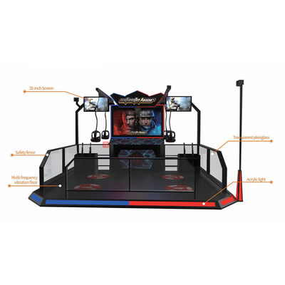 2 اللاعبين 9D VR إطلاق النار محاكي مع سماعة HTC فيف منتصف العمر