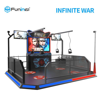 2 اللاعبين 9D VR إطلاق النار محاكي مع سماعة HTC فيف منتصف العمر