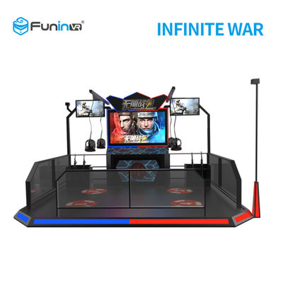 2 اللاعبين 9D VR إطلاق النار محاكي مع سماعة HTC فيف منتصف العمر