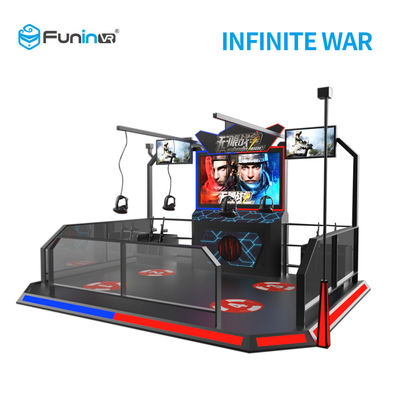 2 اللاعبين 9D VR إطلاق النار محاكي مع سماعة HTC فيف منتصف العمر