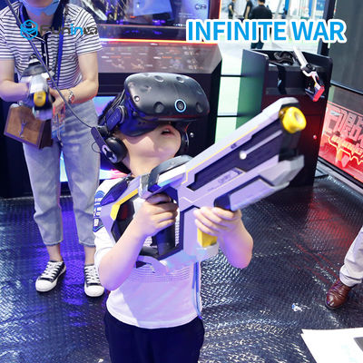 2 اللاعبين 9D VR إطلاق النار محاكي مع سماعة HTC فيف منتصف العمر