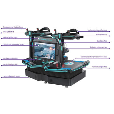 التكاملية الوقوف حتى الطيران VR محاكي / 9D الواقع الافتراضي الطيران محاكي
