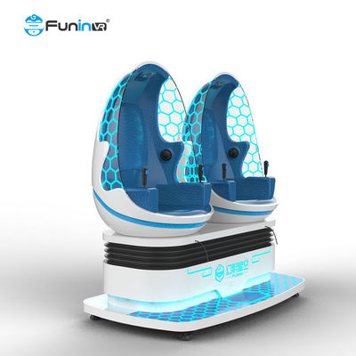 الصفائح المعدنية 2 مقاعد طيران محاكي 9d VR البيض