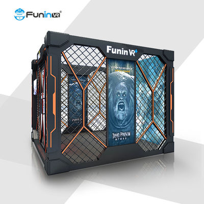 تصنيف تحميل 600kg 9D VR Arcade Machine 4 Player VR Shooting Game Simulator