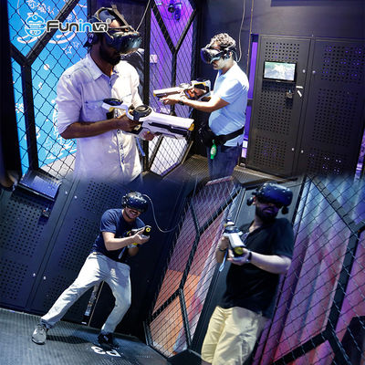 VR + Park Rides Electronic Arcade Games 9D VR Multiplayer Dynamic Escape Room VR