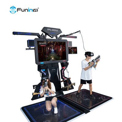 2 لاعبين FPS Arena Gun Shooting Simulator Game Machine VR Space Walk