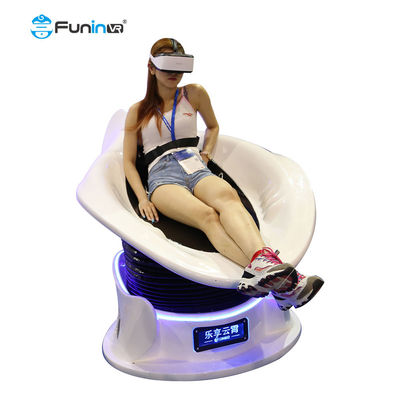 تصنيف تحميل 120Kg الواقع الافتراضي 9d البيض كرسي ألعاب الفضاء vr المنزلق