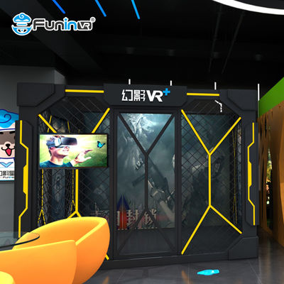 VR Amusement Park Equipment Multiplayer Shooting zombie 4-5 player VR Set 9D آلة الواقع الافتراضي
