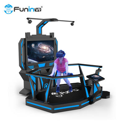 E - Space Walk 9D Virtual Reality Shooting Gun Simulator سعة 100 كجم