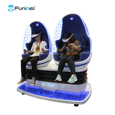 1.2KW 9D VR Egg Cinema Motion Chair 360 درجة لملاهي