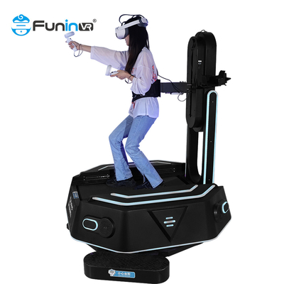 جهاز المشي التفاعلي الداخلي 360 درجة 9D Vr Standing Platform Walker Treadmill Vr Walking