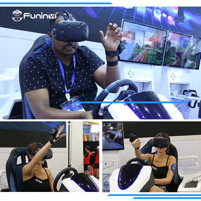 جهاز محاكاة الواقع الافتراضي القياسي للسلامة مع 92 جهاز ألعاب 360 درجة حركة / شاشة HD المحيطة