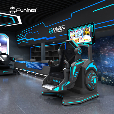 حديقة مغامرات متعددة اللاعبين محاكي VR 9D مع VR Headset منصة معدنية AC220V Power