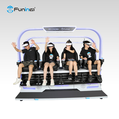 360 درجة حركة عالية الجودة الرؤية الواقعية الرياح 9D VR السينما مع اللعب التفاعلي ومجموعة متنوعة من المحتوى