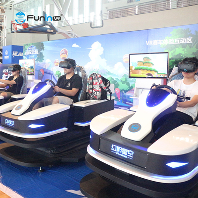محاكي التسابقات 9D VR مع محاكي الدراجات النارية للتجارية