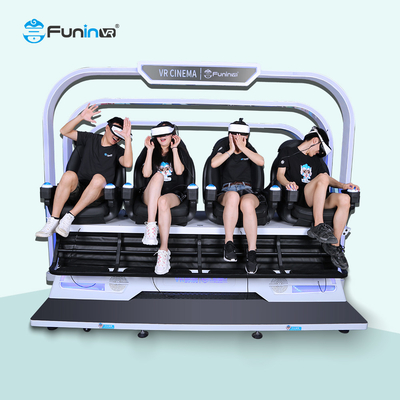 سينما 9D VR غامرة مع تأثيرات درجة حرارة واقعية مقاعد ديناميكية ونظارات DeepoonE3
