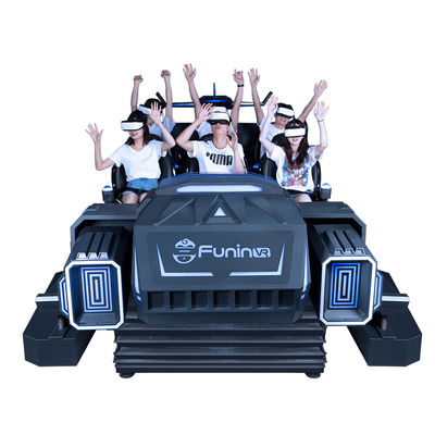 6 مقاعد 9D VR محاكي التلال المتحركة مع درجة حرارة واقعية وتأثيرات الرياح