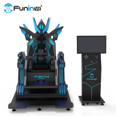 تجربة الواقع الافتراضي الثورية مع جهاز التحكم بالعصا 9D VR Chair 360 درجة الدوران