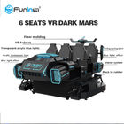6 مقاعد VR الظلام مارس 9D VR محاكي مع منصة الساعد الكهربائية