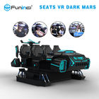 6 مقاعد VR الظلام مارس 9D VR محاكي مع منصة الساعد الكهربائية