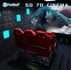 6 شعبة الشؤون المالية بندقية اطلاق النار ستيريو 7D محاكي السينما مع 3D VR المعلق 2.25KW