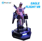 1260 * 1260 * 2450mm 9D VR Eagle Flight Cinema Simulator 2.0kw + 200 Kg VR 360 Flying Game Machine لمتنزه