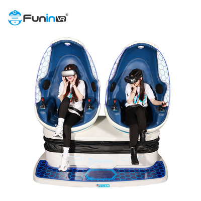 9D Egg VR Chair الواقع الافتراضي محاكاة 2 مقاعد ركوب 9d Egg VR Cinema Game Game السعر للبيع