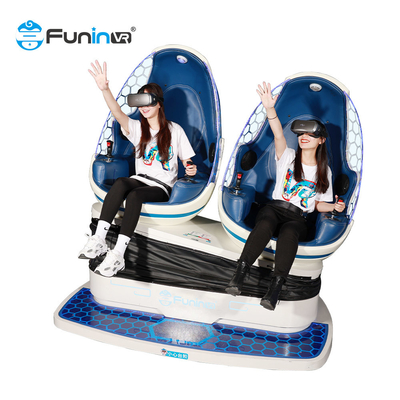9D Egg VR Chair الواقع الافتراضي محاكاة 2 مقاعد ركوب 9d Egg VR Cinema Game Game السعر للبيع
