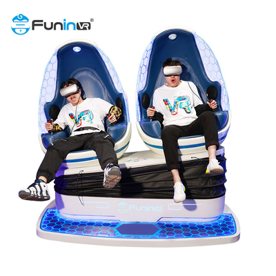 9D Egg VR Chair الواقع الافتراضي محاكاة 2 مقاعد ركوب 9d Egg VR Cinema Game Game السعر للبيع
