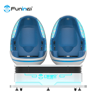 9D Egg VR Chair الواقع الافتراضي محاكاة 2 مقاعد ركوب 9d Egg VR Cinema Game Game السعر للبيع