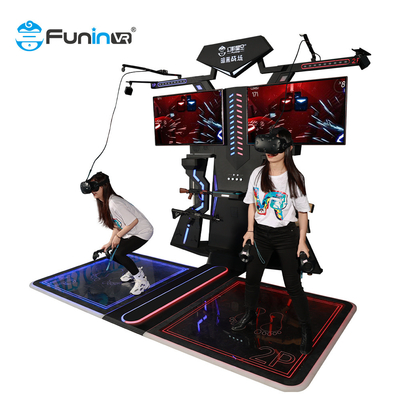 VR amusement park shooting vr shooting معدات الألعاب التفاعلية vr Walking platform game للاعبين