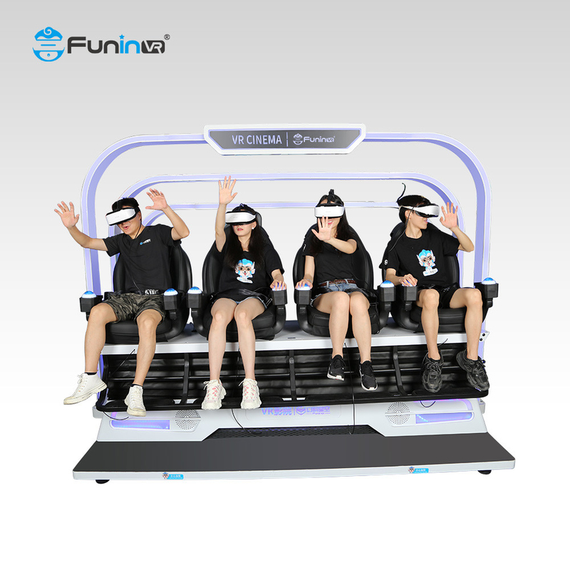 360 درجة حركة عالية الجودة الرؤية الواقعية الرياح 9D VR السينما مع اللعب التفاعلي ومجموعة متنوعة من المحتوى