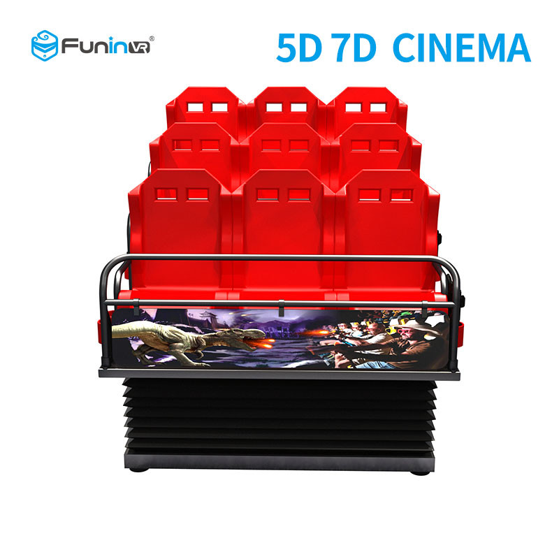 12 مقعد 5D 7D Movie Simulator Cinema معدات رياضية وترفيهية