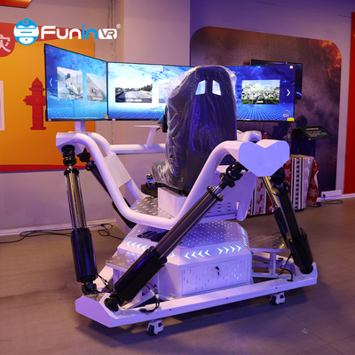 9D الواقع الافتراضي التجاري محاكي سباق F1 مقعد دراجة نارية محاكي لعبة أركيد كرسي