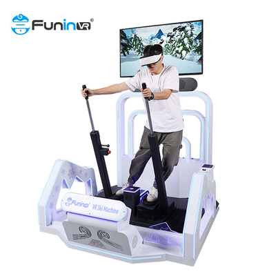 SASO Indoor VR Skiing Space Walk تجربة واقع افتراضي تعتمد على الوقت