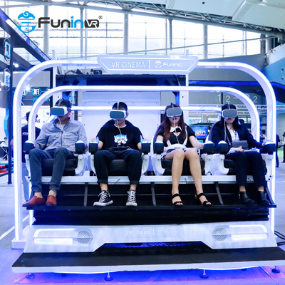 400KG تحميل 9D VR Cinema Simulator مع مقاعد ديناميكية عالية المتانة