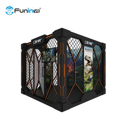 تصنيف تحميل 600kg 9D VR Arcade Machine 4 Player VR Shooting Game Simulator